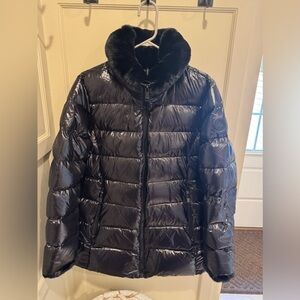 NWT: The Recycled Planet Women's Black Puffer Jacket